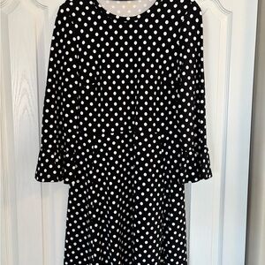 Kate Spade Black and White Polka Dot Dress!
